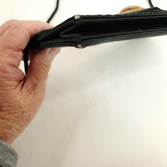 BLACK CLUTCH hand bag 8″X6″ RHINSTONE - Picture 6 of 9